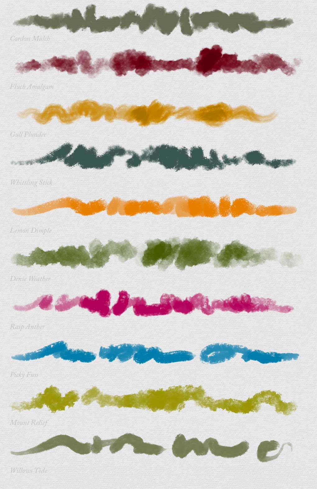 10 Photoshop oil brushes