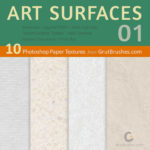 10 high resolution paper textures from GrutBrushes.com (Product Image)