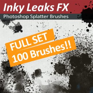100 Photoshop splatter brushes