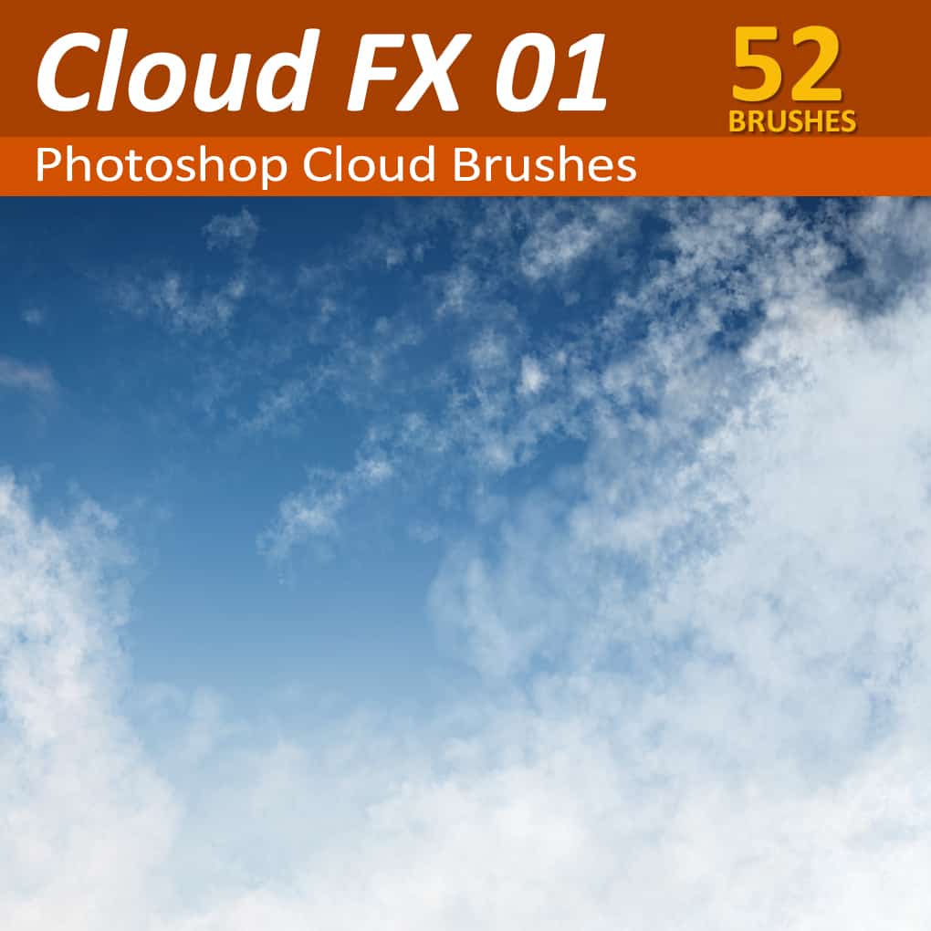 52 Photoshop Cloud Brushes