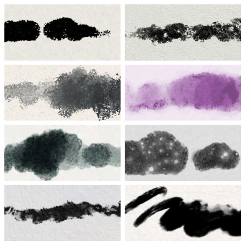 8 Procreate Brushes (enlarged 300%)