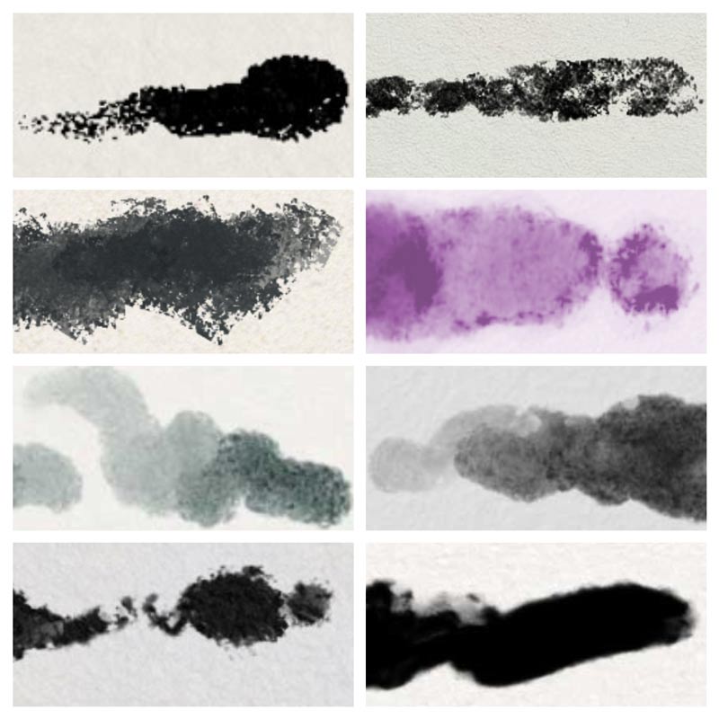 8 Procreate Brushes (enlarged 300%)