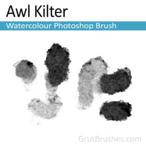 Photoshop Watercolour Brush for digital artists 'Awl Kilter'