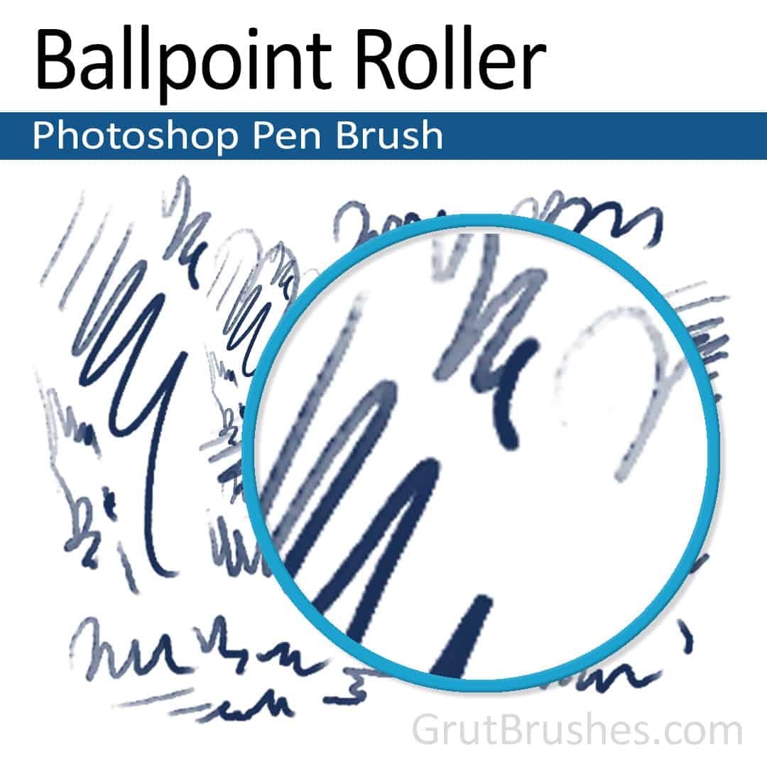 Ballpoint Roller Photoshop Ink Brush Grutbrushes Com