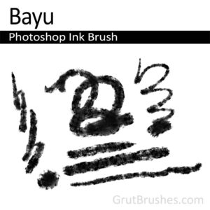 Photoshop Ink Brush for digital artists 'Bayu'