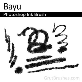 Photoshop Ink Brush for digital artists 'Bayu'