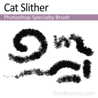 Photoshop Specialty Brush for digital artists 'Cat Slither'