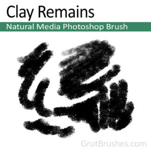 'Clay Remains' Photoshop Pastel Brush for digital artists