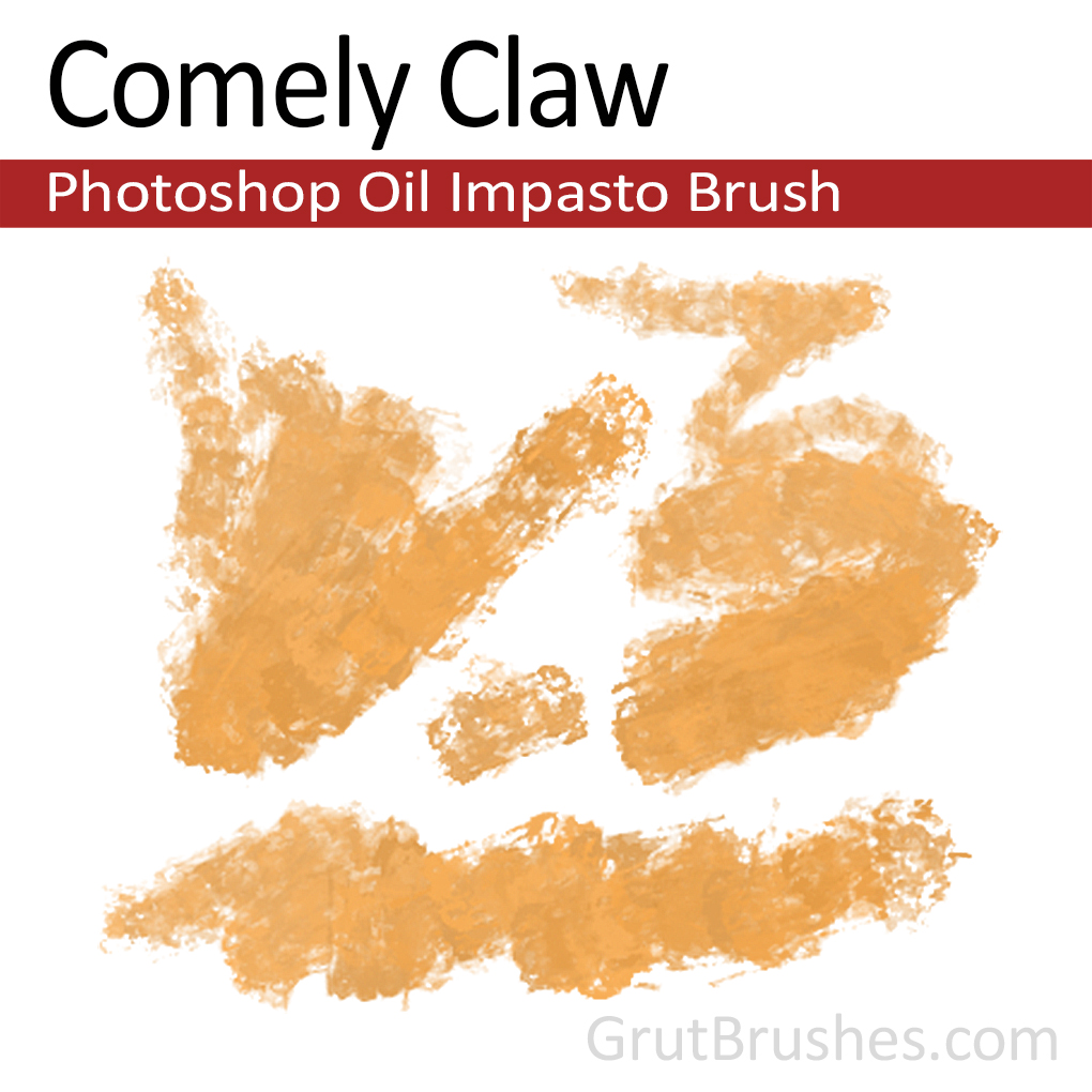 Photoshop Impasto Oil for digital artists 'Comely Claw'