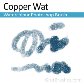 Photoshop Water Colour Brush for digital artists 'Copper Wat'