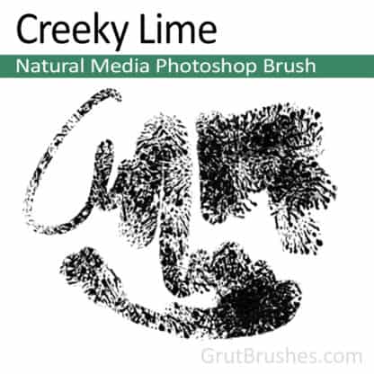 Creeky Lime - Photoshop Natural Media Brush