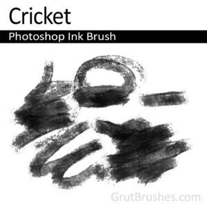 Photoshop Ink Brush for digital artists 'Cricket'