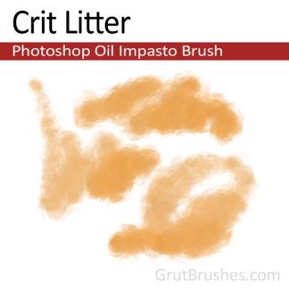 Photoshop Impasto Oil for digital artists 'Crit Litter'