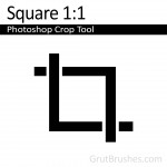 Square crop tool for Photoshop