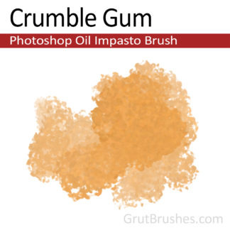 Photoshop Impasto Oil for digital artists 'Crumble Gum'