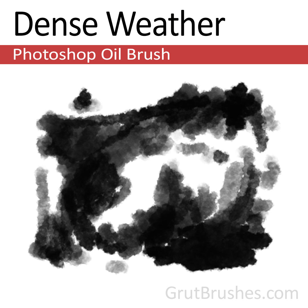 'Dense Weather' Photoshop oil brush for digital painting
