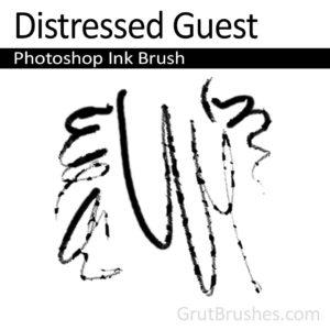 Distressed Guest - Photoshop Ink Brush