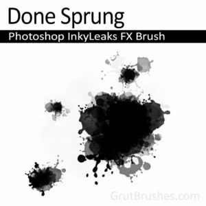 'Done Sprung' Photoshop Splatter Brush
