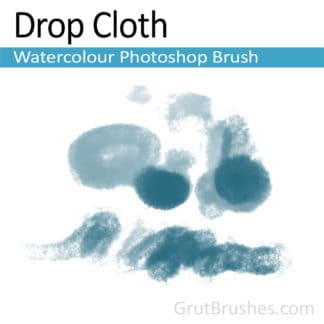 Drop Cloth - Photoshop Watercolor Brush