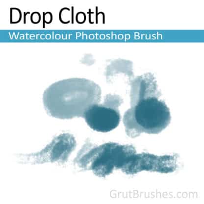 Drop Cloth - Photoshop Watercolor Brush