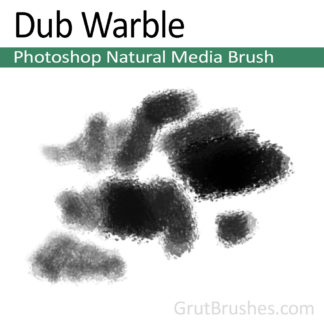 Photoshop Natural Media Brush for digital artists 'Dub Warble'