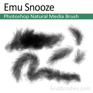 Photoshop Natural Media for digital artists 'Emu Snooze'