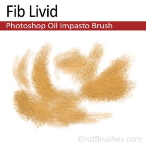 Photoshop Oil Impasto Brush for digital artists 'Fib Livid'
