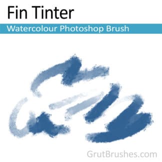 Photoshop Watercolor Brush for digital artists 'Fin Tinter'