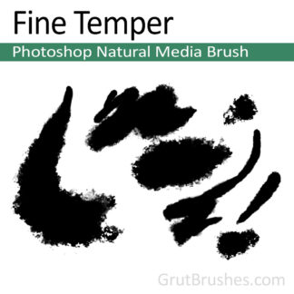 Photoshop Natural Media for digital artists 'Fine Temper'