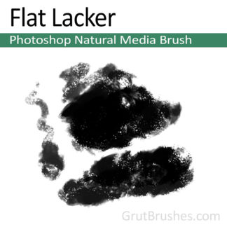 Photoshop Natural Media for digital artists 'Flat Lacker'