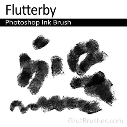 Photoshop Ink Brush for digital artists 'Flutterby'