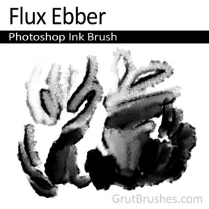 'Flux Ebber' Photoshop Ink Brush for digital artists