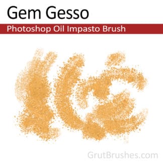 Gem Gesso - Photoshop Impasto Oil Brush