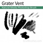 'Grater Vent' - Photoshop Charcoal Brush