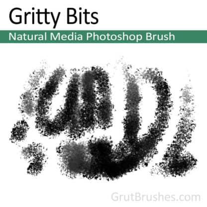 Gritty Bits - Photoshop Natural Media Brush