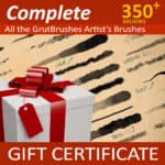 GrutBrushes-ArtBrushes-Photoshop-brushes-collections-Gift-Certificate GrutBrushes Gift Certificate