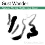 'Gust Wander' Natural media brush