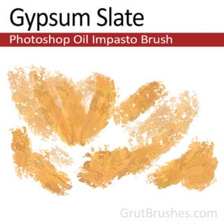 Gypsum Slate - Impasto Oil Photoshop Brush