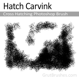 Hatch Carvink - Cross Hatching Photoshop Brush