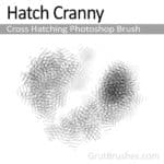 'Hatch Cranny' Photoshop Cross Hatching Brush