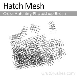Hatch Mesh - Photoshop Cross Hatching Brush