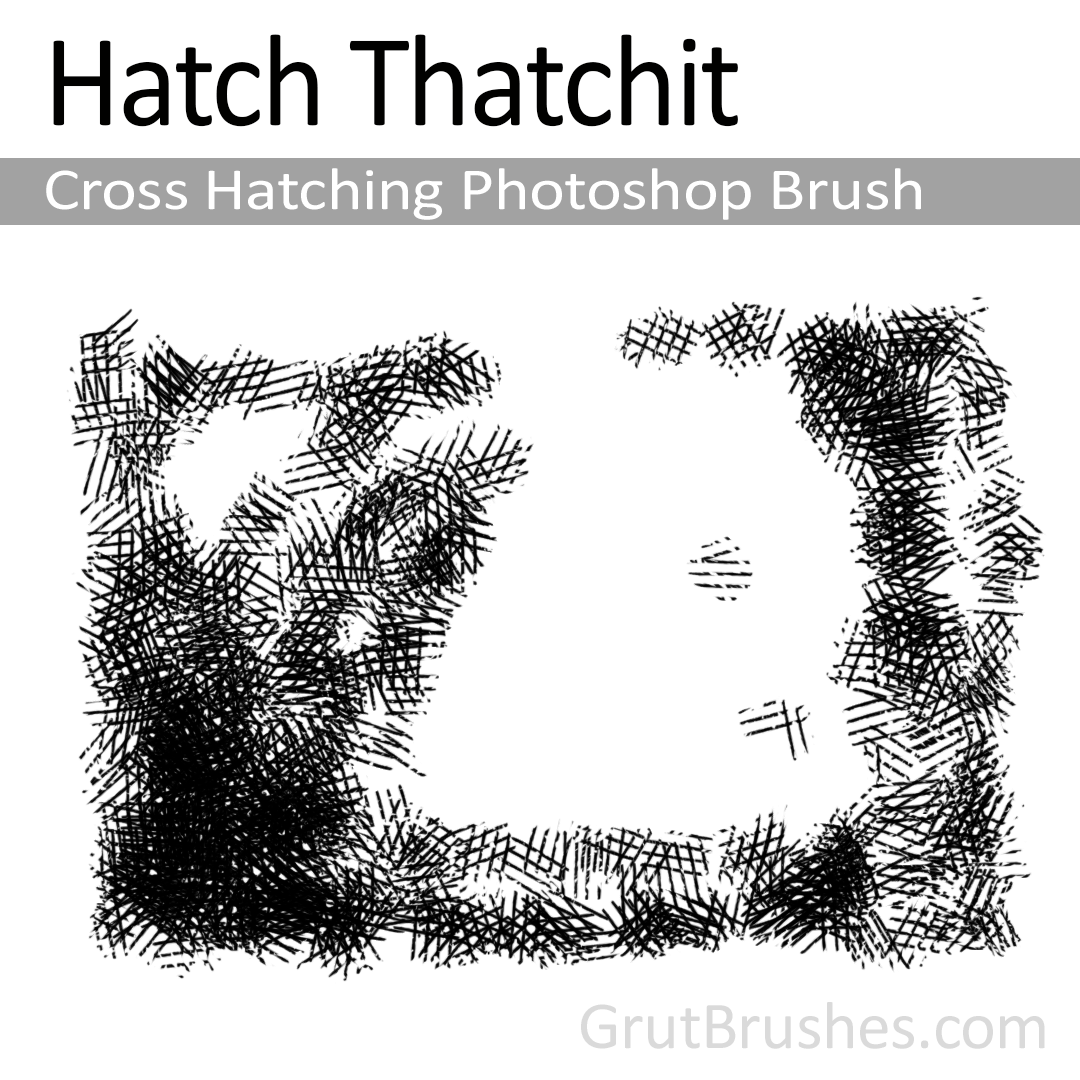 Hatch Thatchit - Cross Hatching Photoshop Brush