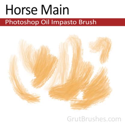 Horse Main - Impasto Oil Photoshop Brush
