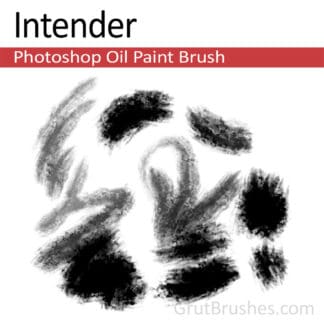 Photoshop Oil Brush for digital artists 'Intender'