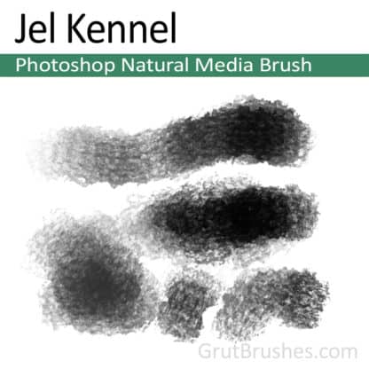 Photoshop Natural Media Brush for digital artists 'Jel Kennel'