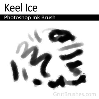 Photoshop Ink Brush for digital artists 'Keel Ice'