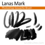 Photoshop Gouache Brush 'Lanas Mark'