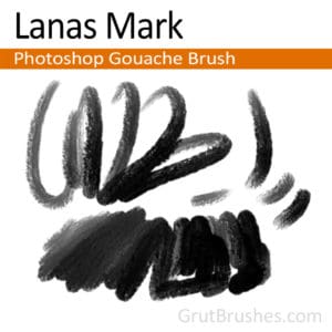 'Lana's Mark' Photoshop Gouache Brush