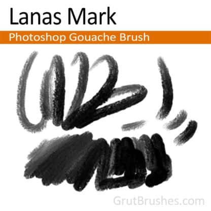 Lanas Mark - Photoshop Gouache Brush