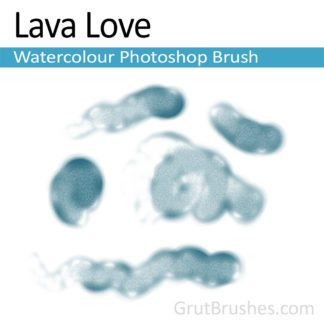 Photoshop Watercolor for digital artists 'Lava Love'